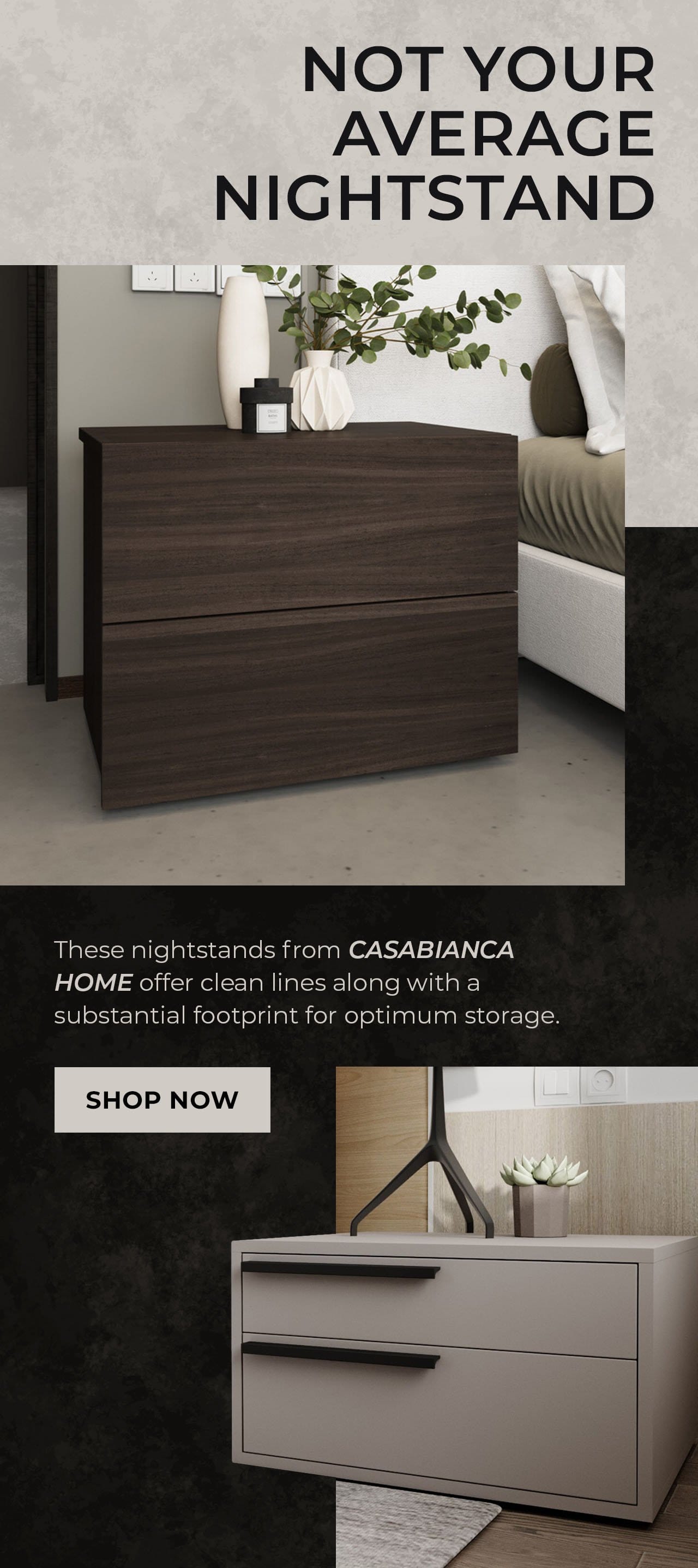 Casabianca Home Modern Nightstands | SHOP NOW