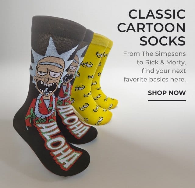 Classic Cartoon Socks | SHOP NOW