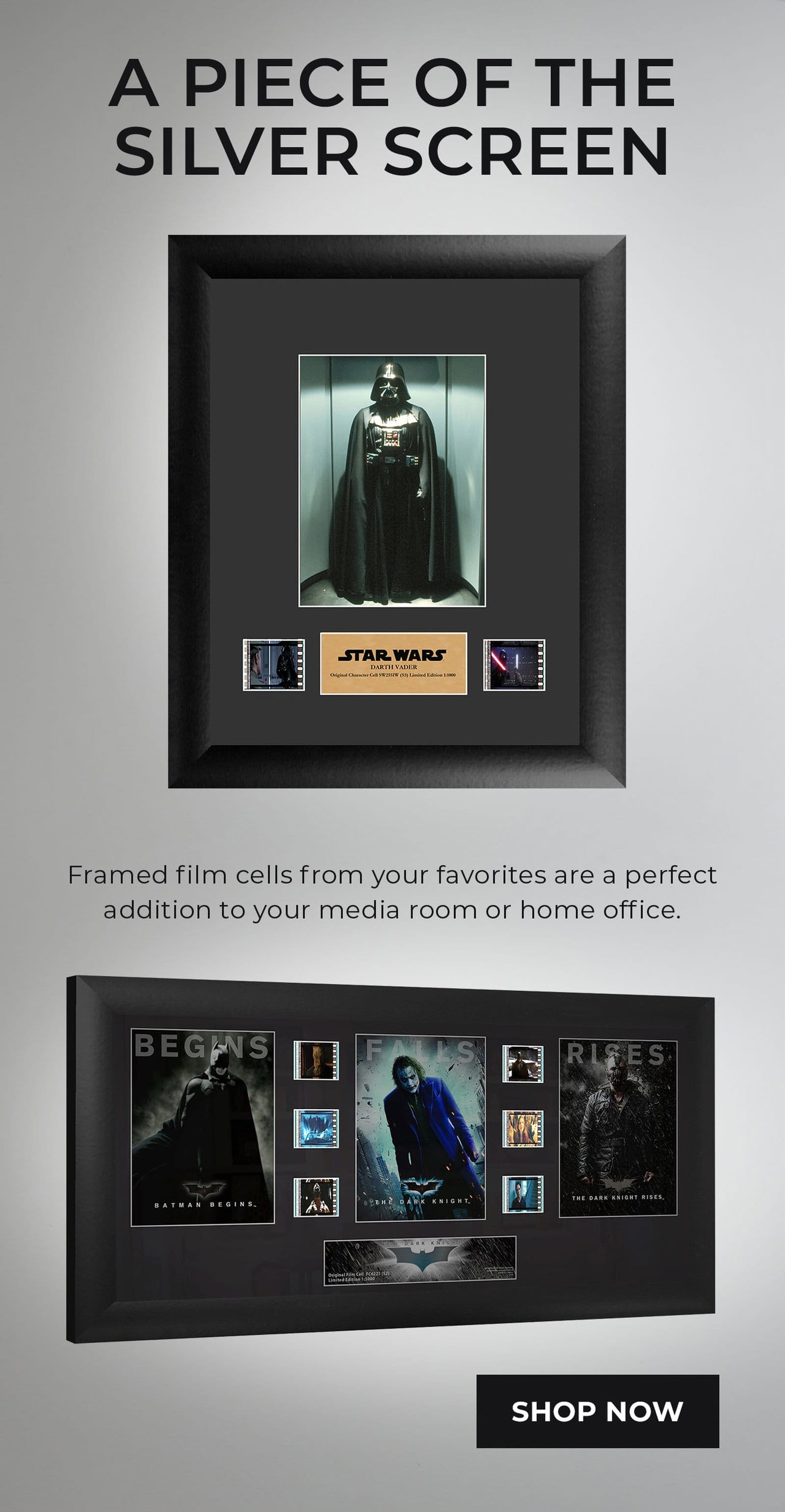 Film Cells Movie Memorabilia | SHOP NOW