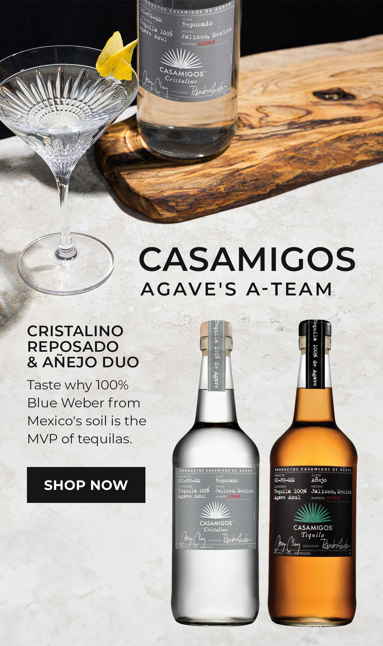 Casamigos Cristalino & Añejo Duo | SHOP NOW