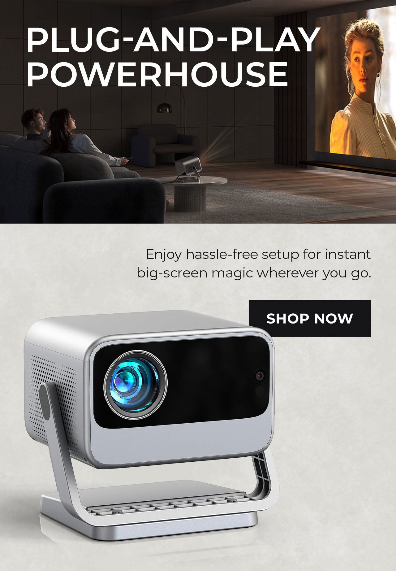 VOPLLS Smart 4K Video Projector | SHOP NOW