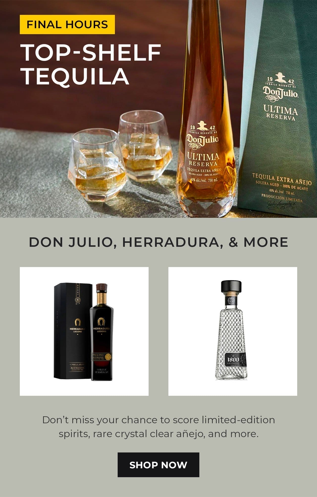 Top-Shelf Tequila | SHOP NOW