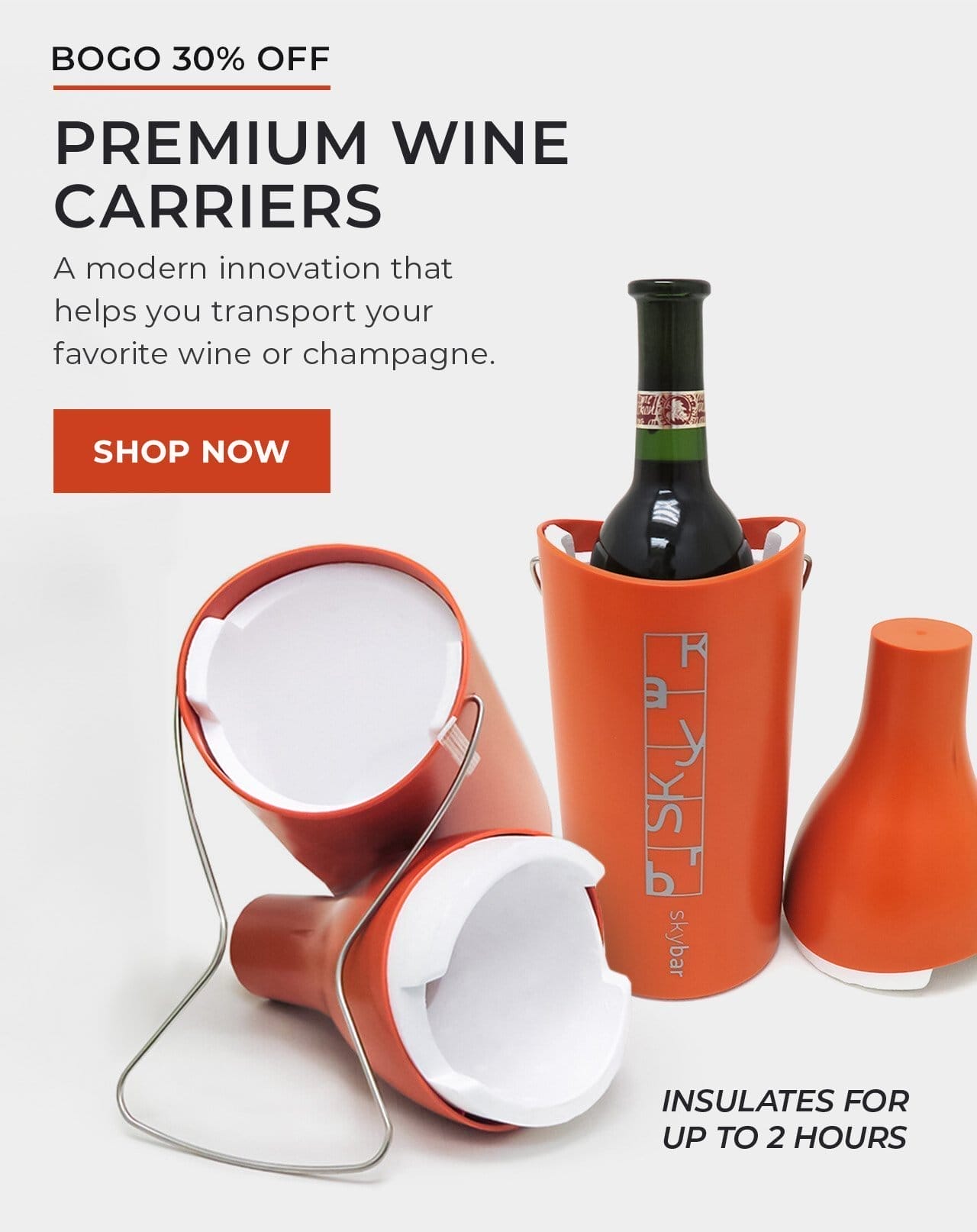 Premium Wine Carriers | SHOP NOW