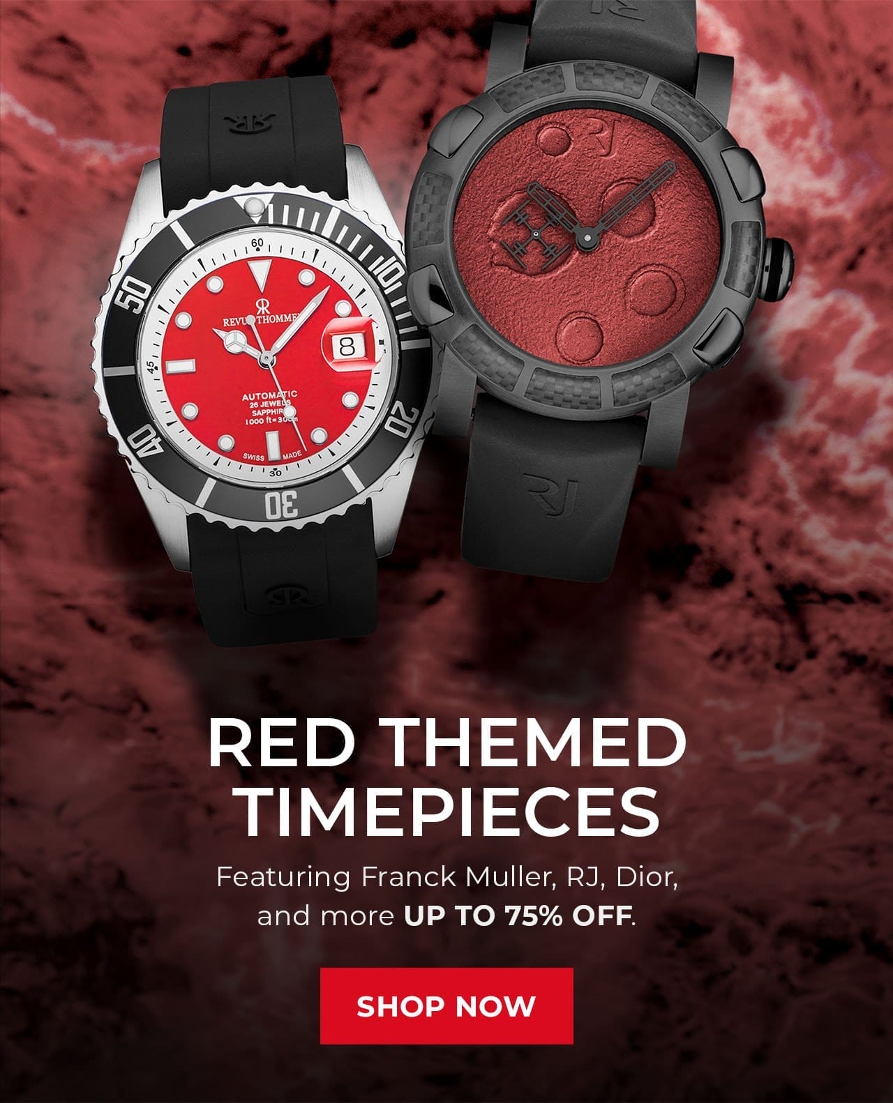 Red Themed Timepieces | SHOP NOW