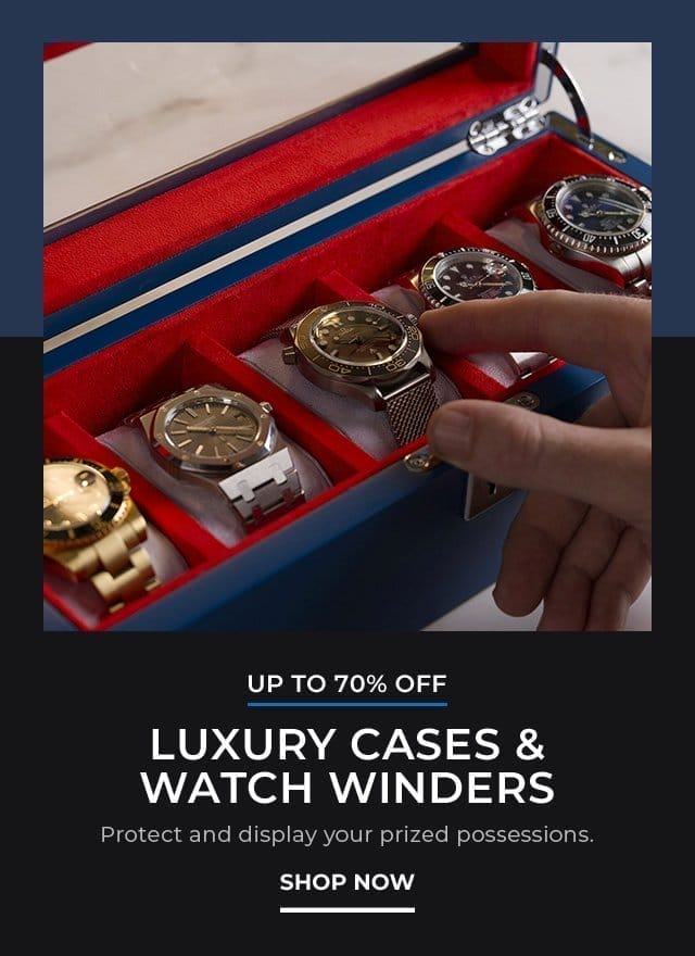 Luxury Watch Winders & Cases | SHOP NOW