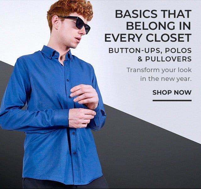 Button-Ups, Polos, & Pullovers | SHOP NOW