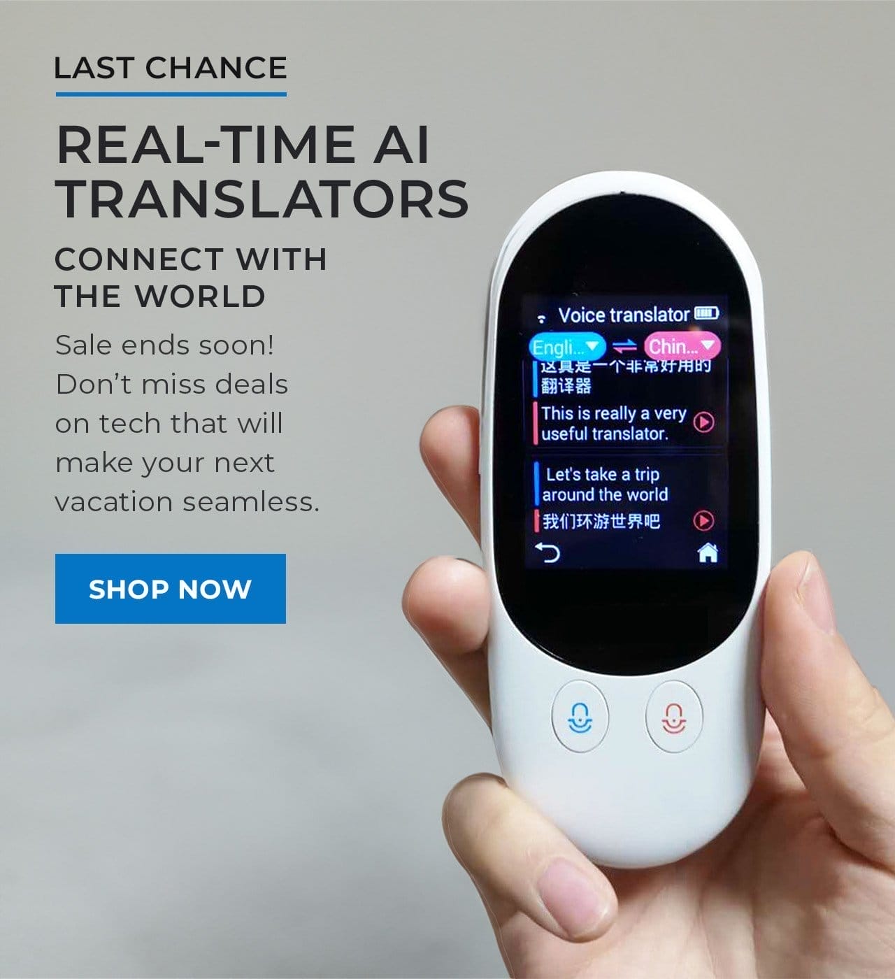 Real-Time AI Translators | SHOP NOW