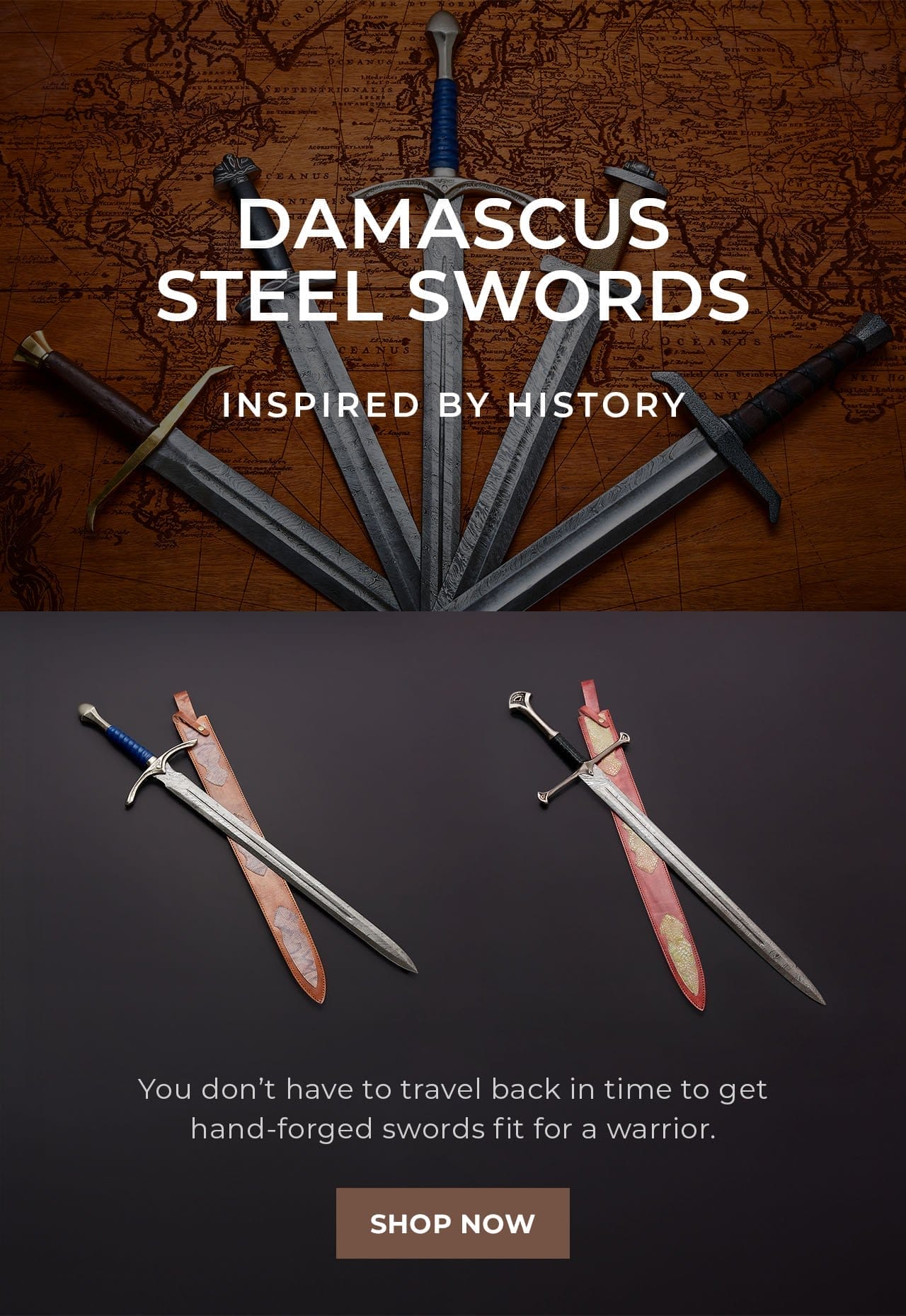 Damascus Steel Swords | SHOP NOW