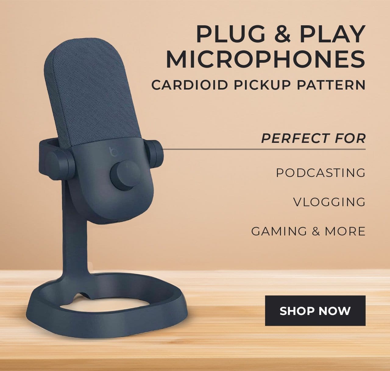 Plug & Play Microphones | SHOP NOW