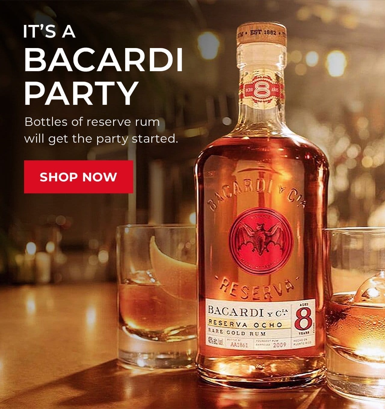 It’s A Bacardi Party | SHOP NOW