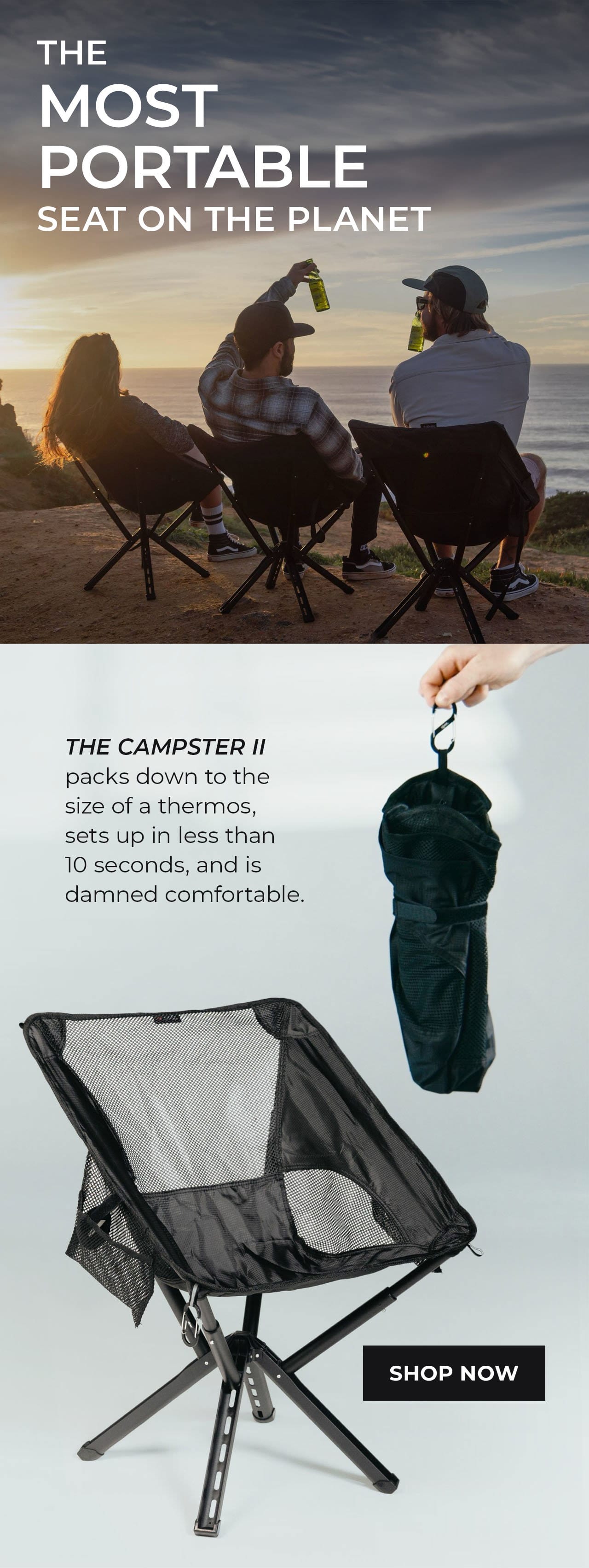 The Most Portable Seat On The Planet | SHOP NOW