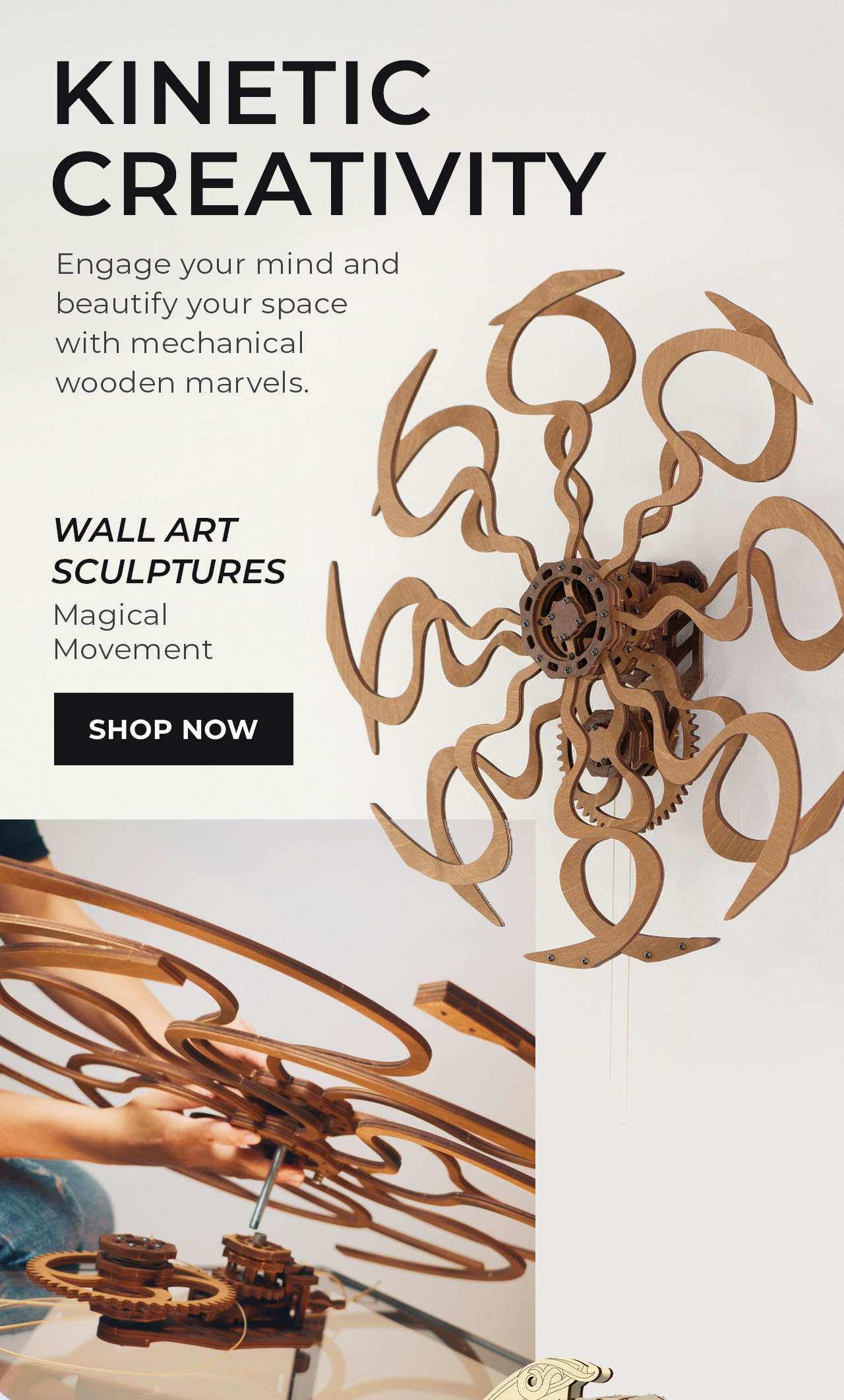 Kinetic Wall Art Sculptures