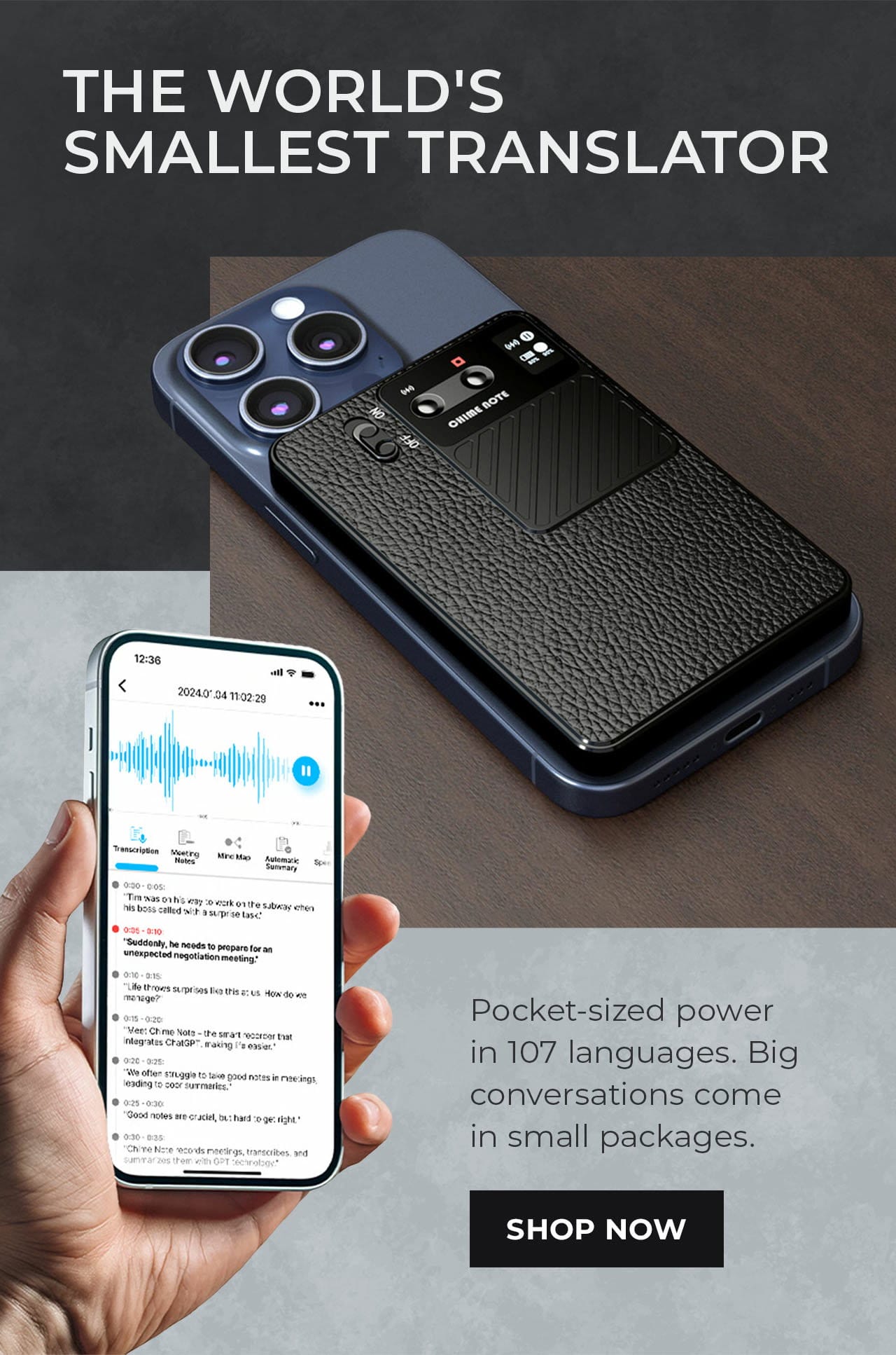 Chime Note X Translator| SHOP NOW