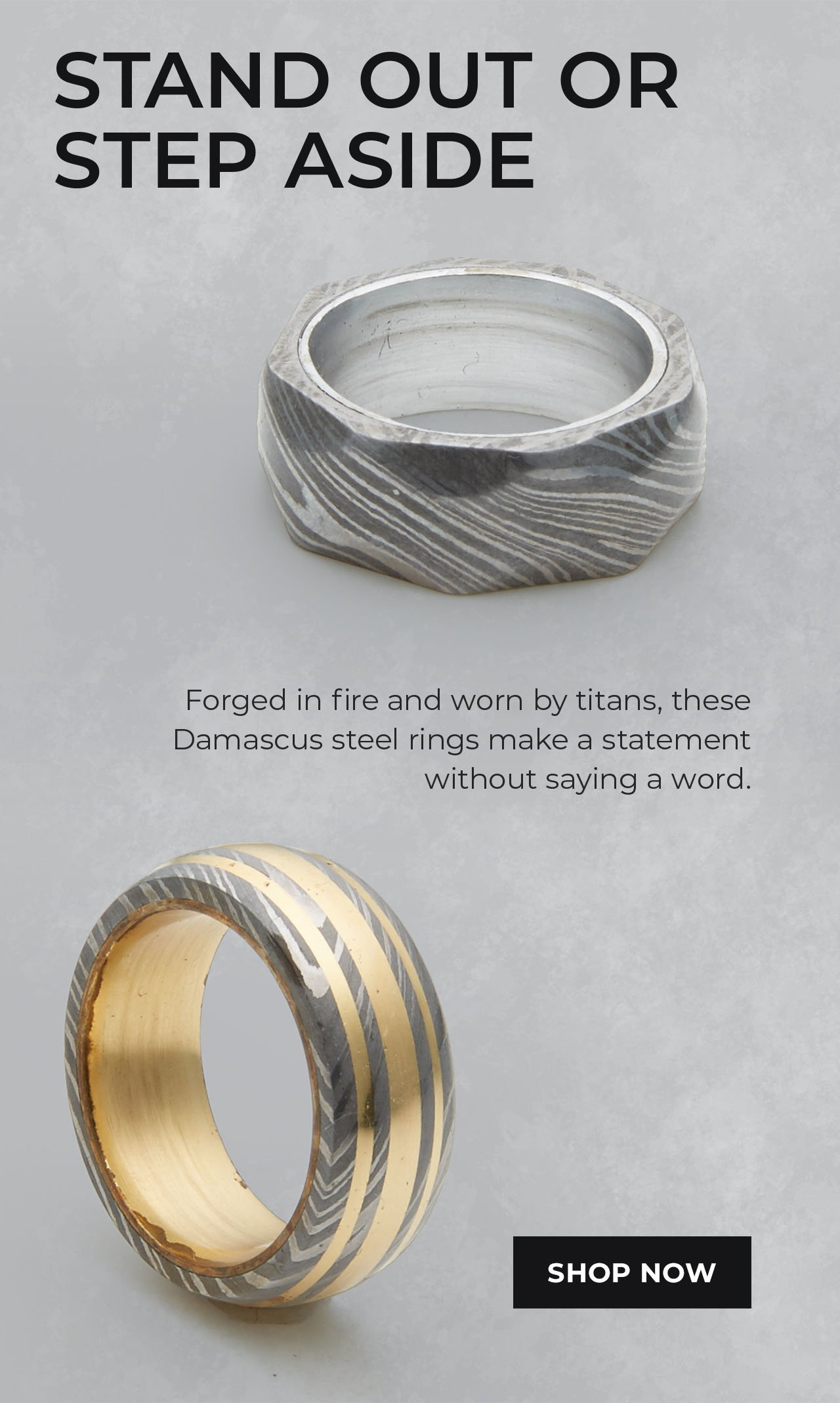 Damascus Rings | SHOP NOW