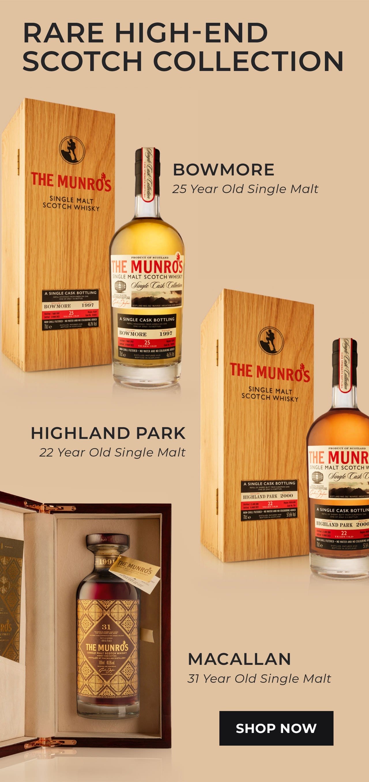 Rare High-End Scotch Collection | SHOP NOW