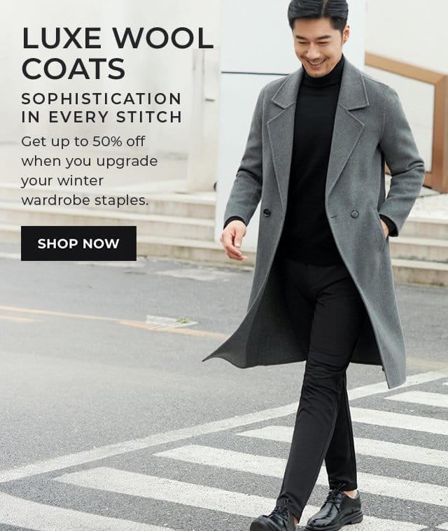 Luxe Wool Coats | SHOP NOW