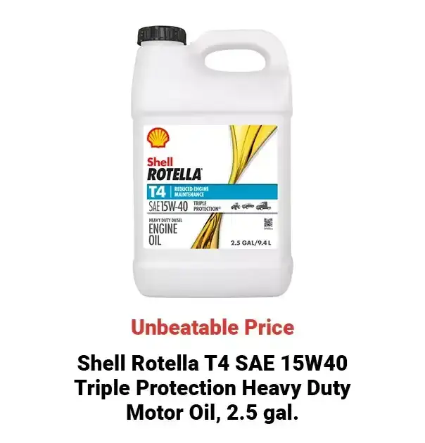  24Week14ShellRotellaTSAEWTripleProtectionHeavyDutyMotorOil 