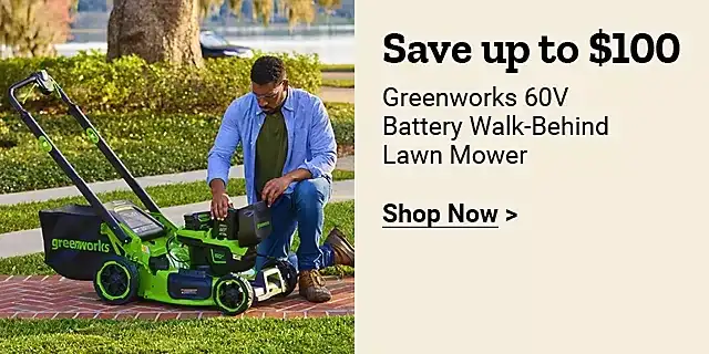  24Week24GreenworksVBatteryWalkBehindLawnMower 