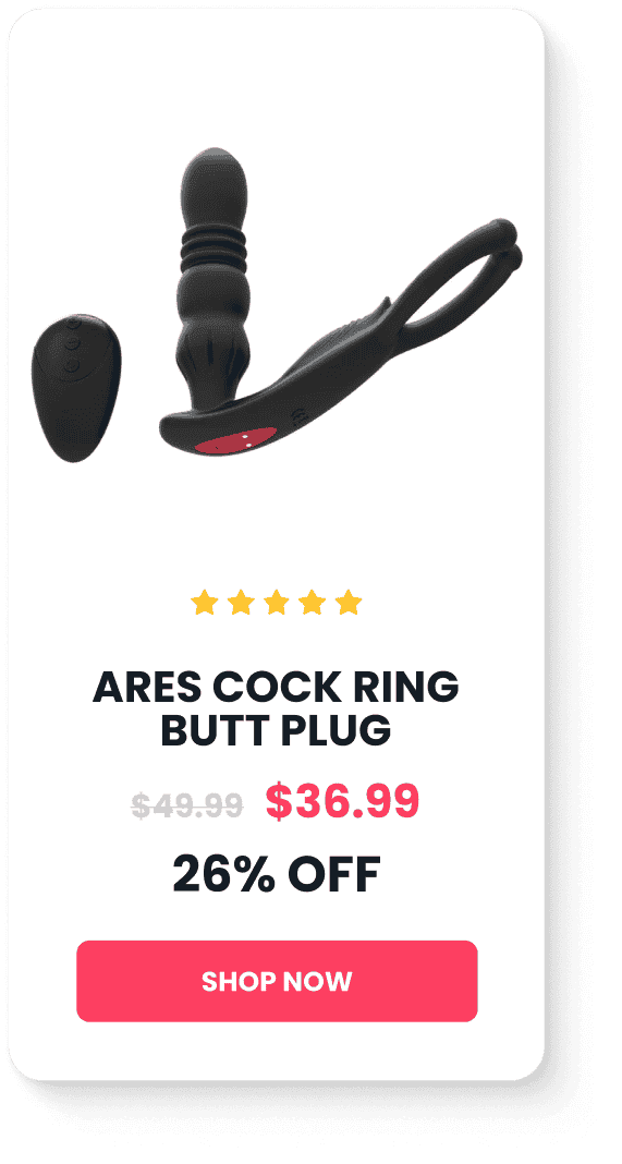 Ares Cock Ring Butt Plug