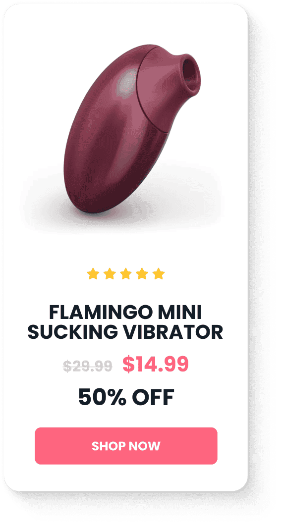 Flamingo Mini Sucking Vibrator