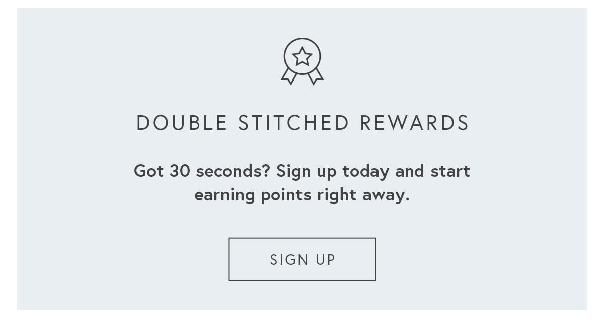 Double Stitched Rewards