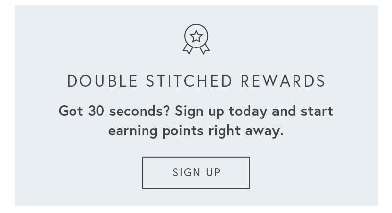 Double Stitched Rewards