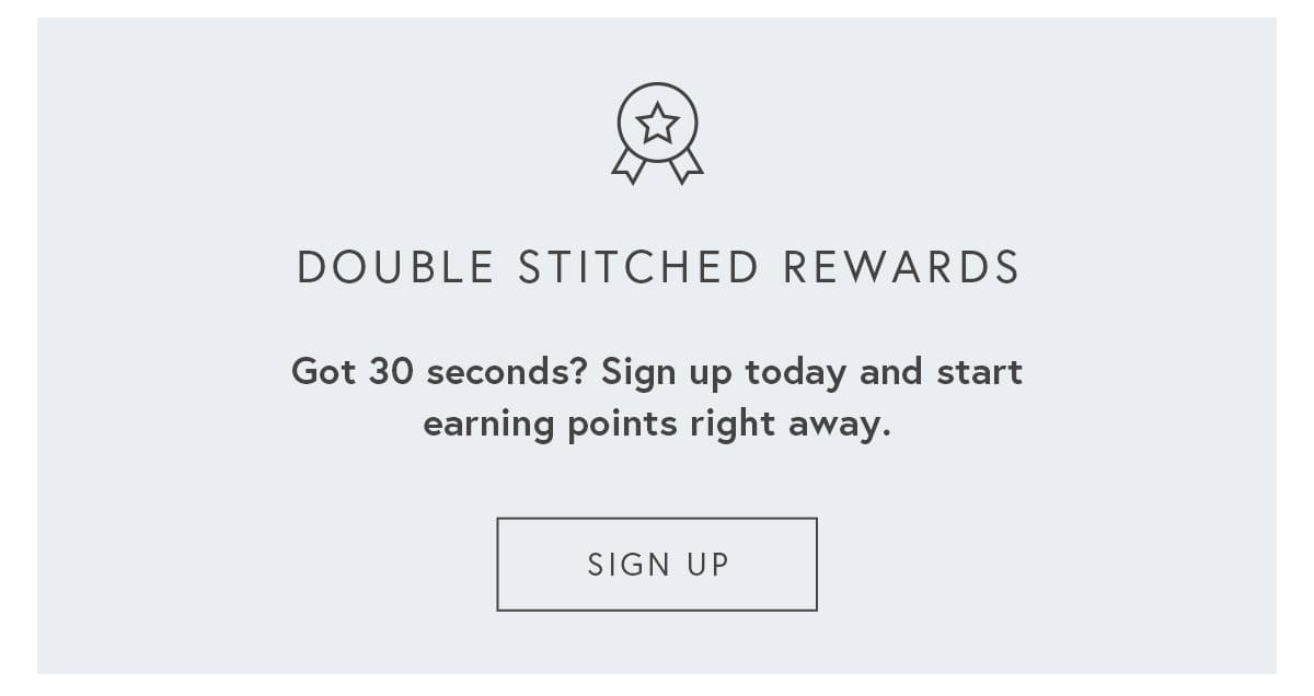 Double Stitched Rewards