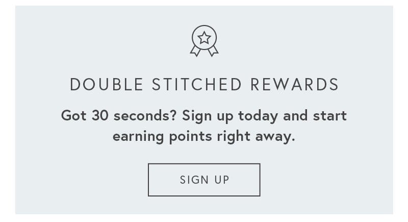 Double Stitched Rewards
