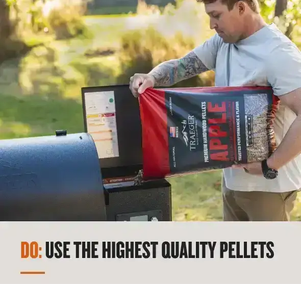 Do: Use the highest quality pellets