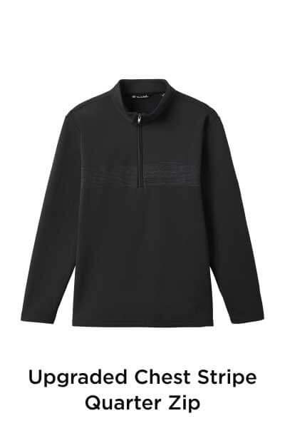 Upgraded Chest Stripe Quarter Zip