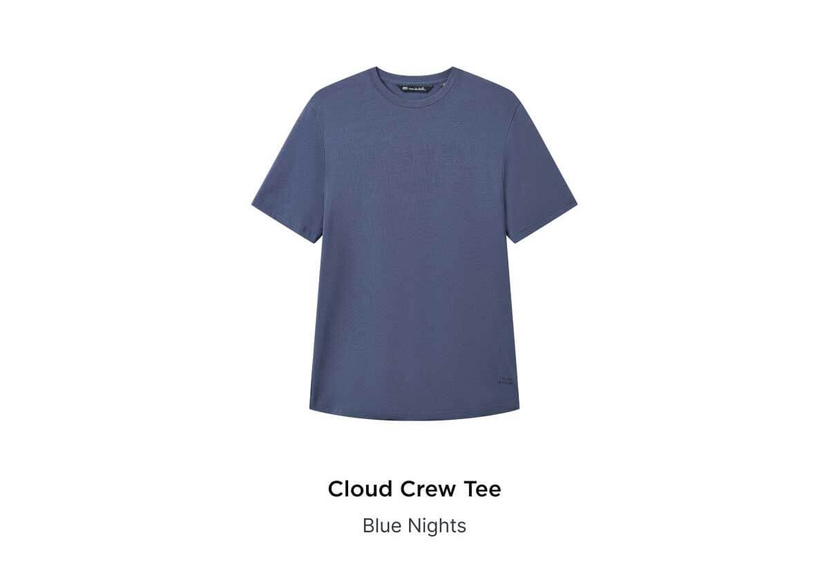 Cloud Crew Tee Blue Nights