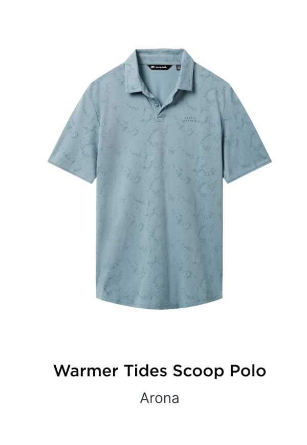 Warmer Tides Scoop Polo