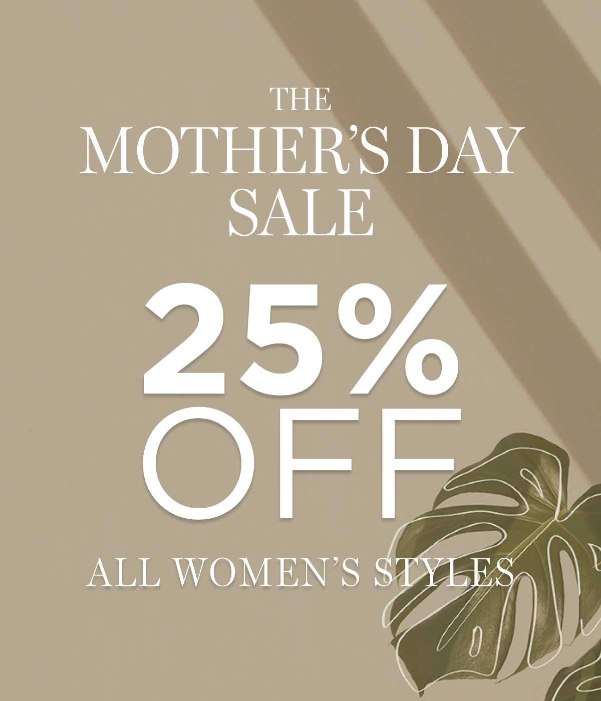 The Mother's Day Sale