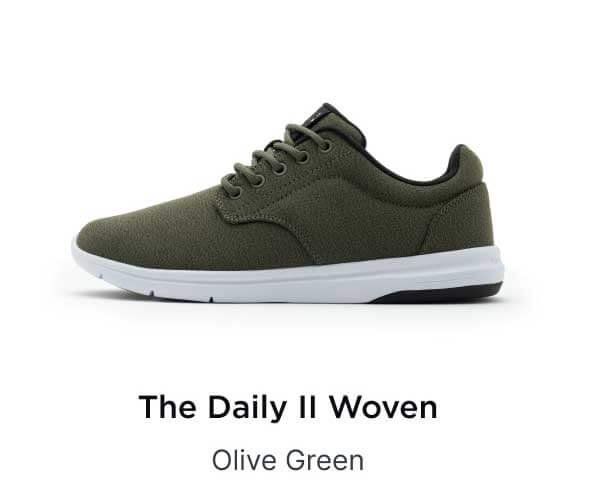 The Daily II Woven Olive Green