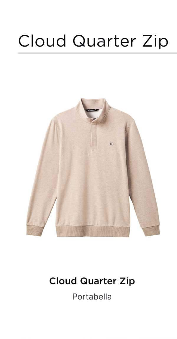 Cloud Quarter Zip Portabella