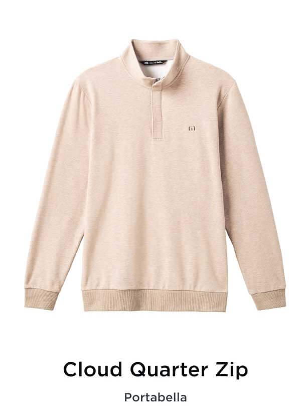 Cloud Quarter Zip Portabella