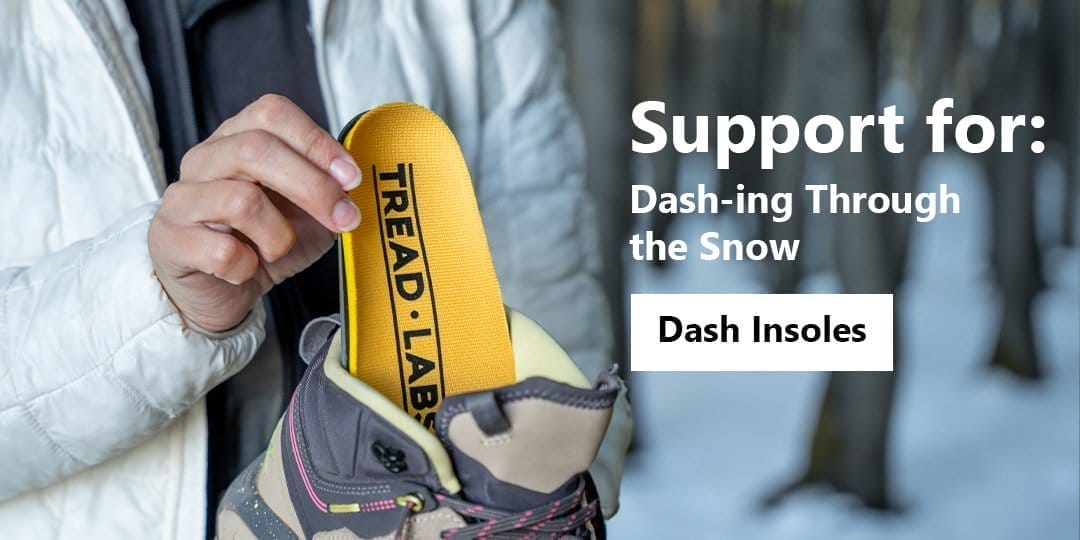 Support for Dashing Through the Snow. Dash Insoles