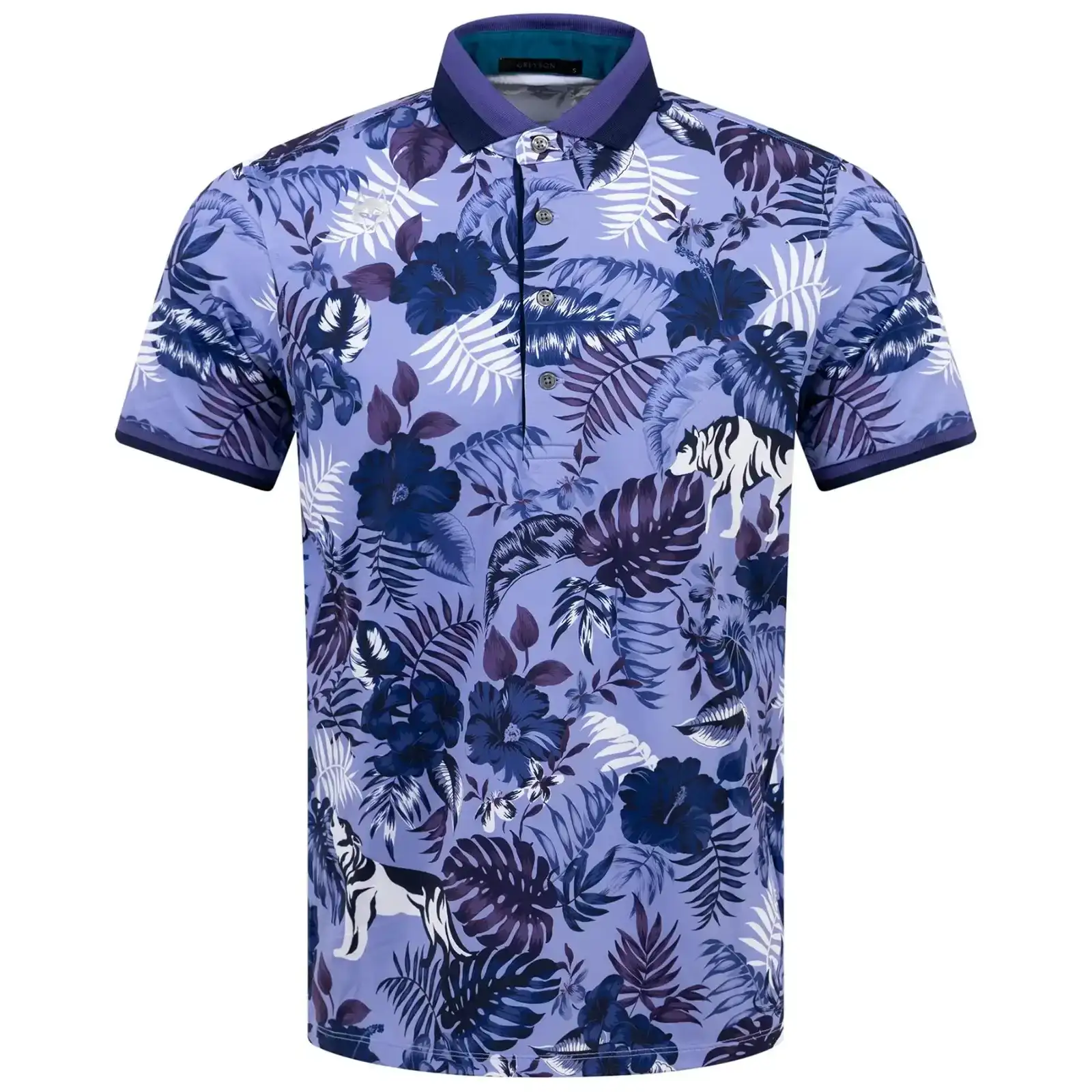 Image of Floral Wolf Jungle Polo Iz - SU24