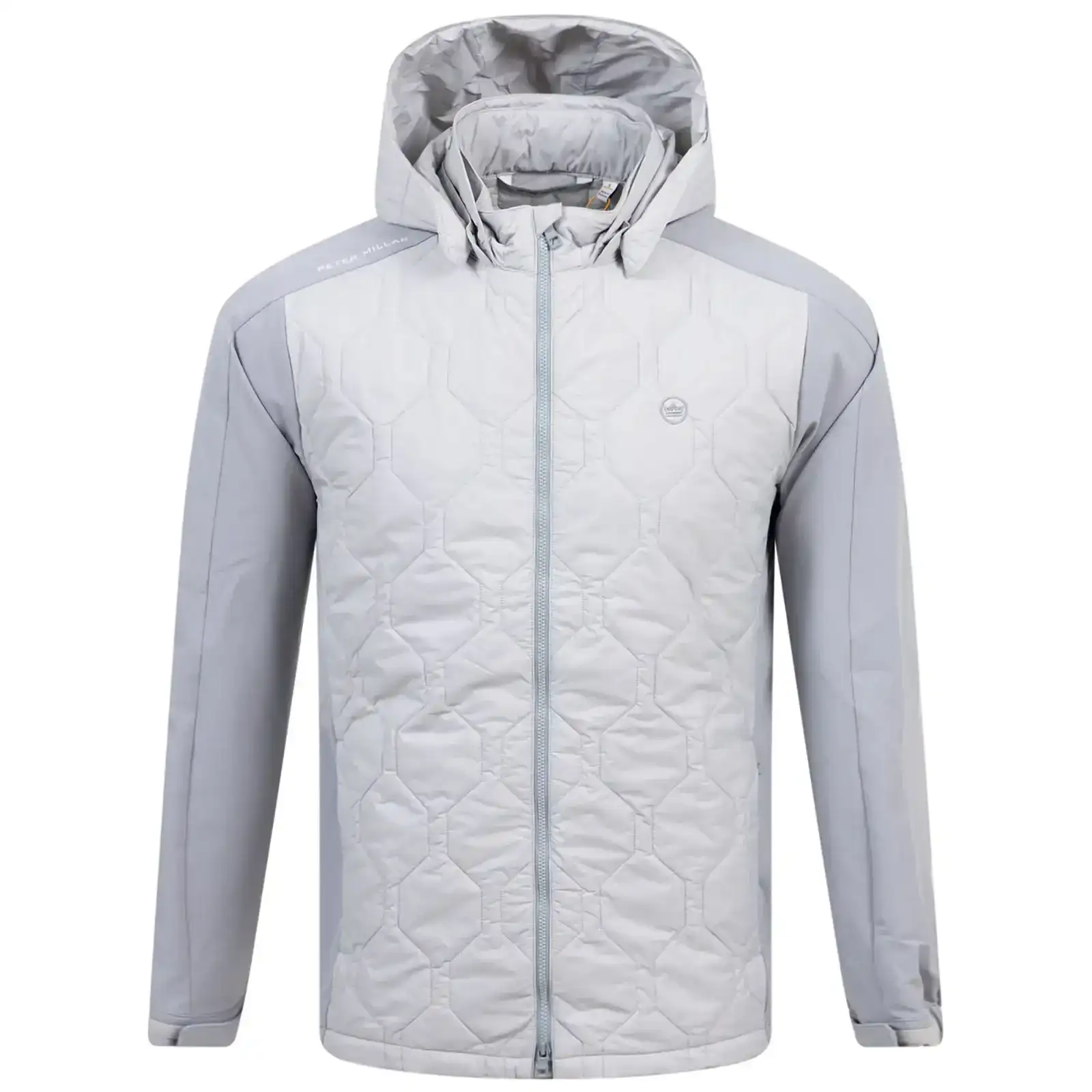 Image of Rush Classic Fit Hooded Hybrid Jacket British Grey - SS24