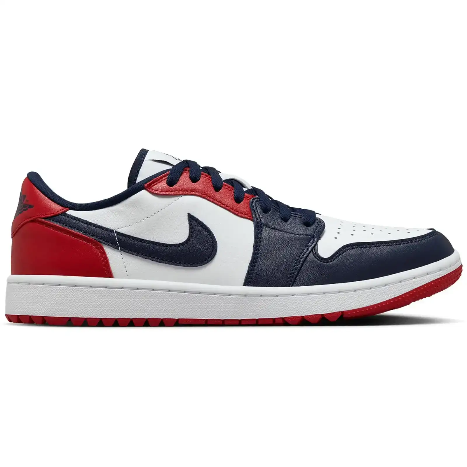 Image of Air Jordan 1 Low Golf Shoes White/Red - SS24