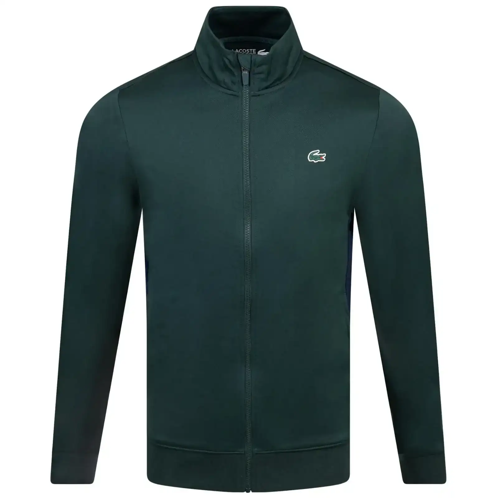 Image of Full Zip Ripstop Classic Fit Recycled Polyester Mid Layer Green - AW23