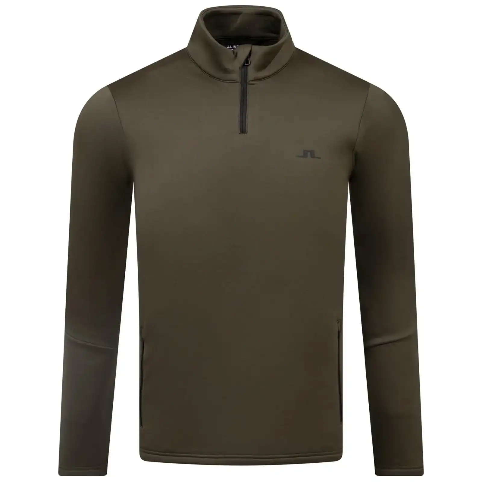 Image of Aerial Quarter Zip Mid Layer Forest Green - AW23