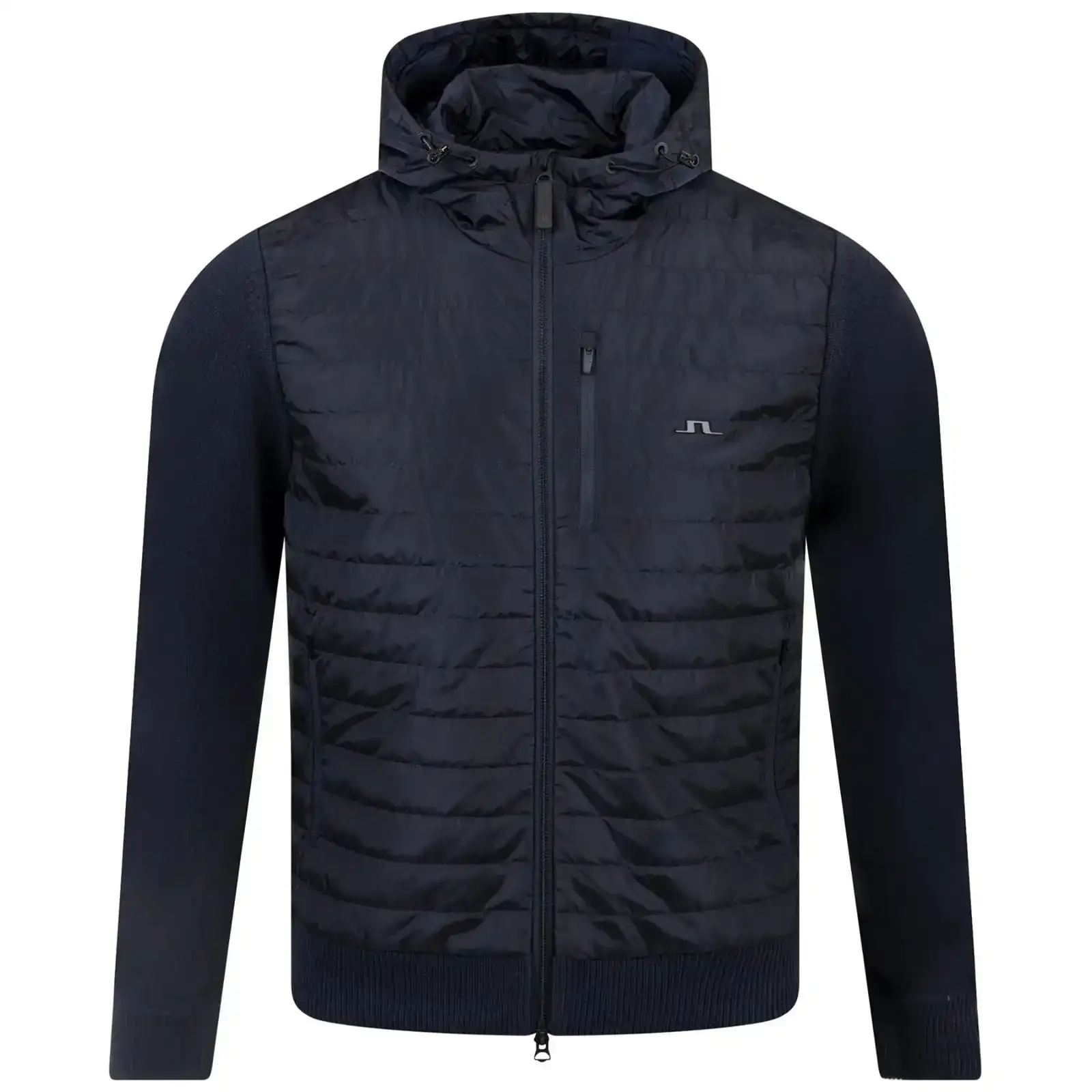 Image of Pierre Knitted Hybrid Jacket JL Navy - AW23