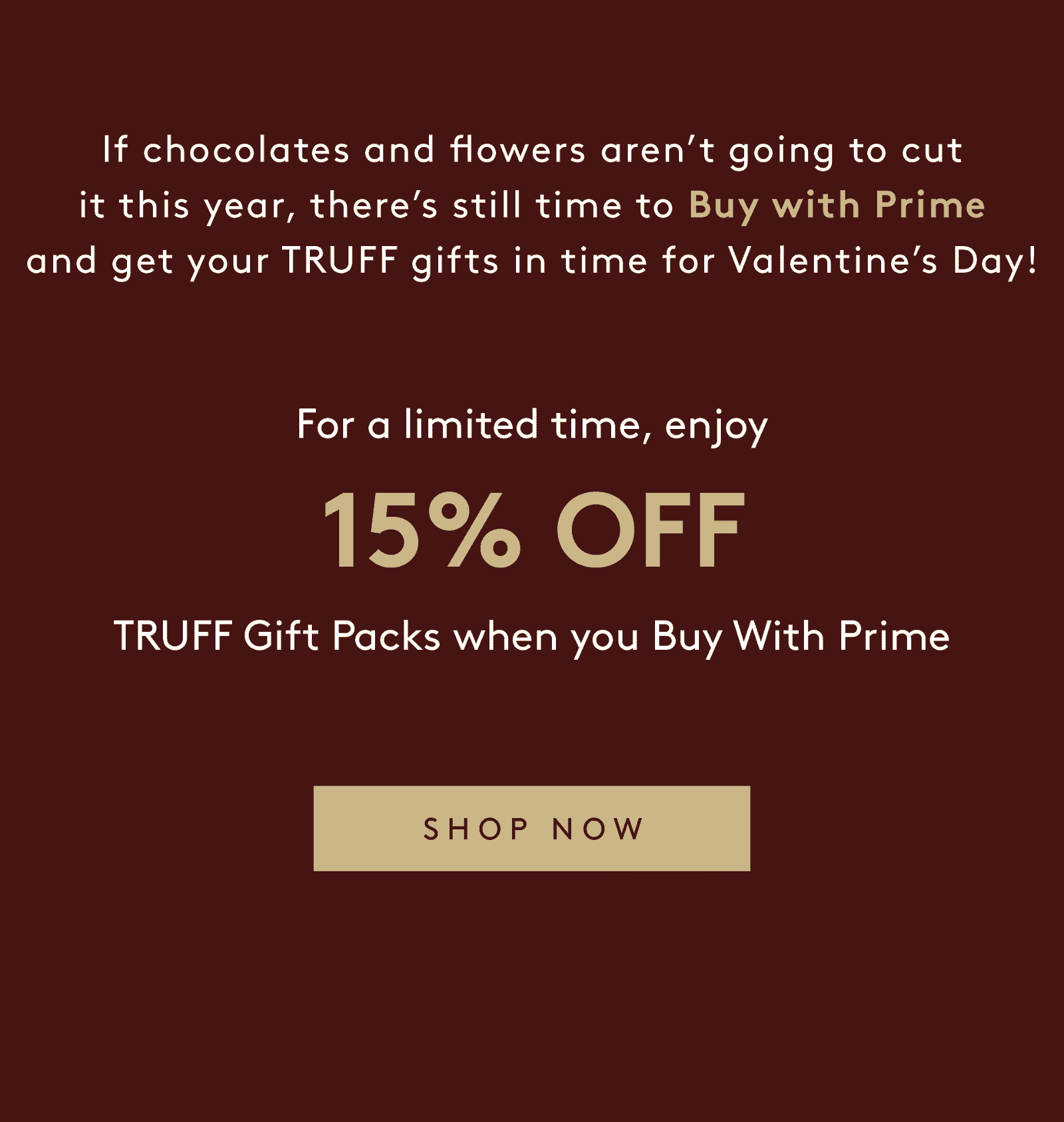 15% Off TRUFF Gift Packs