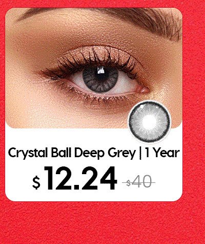 \\$12.24 Crystal Ball Deep Grey