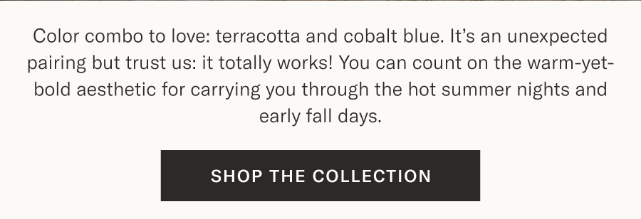 Color Crush: Terracotta & Cobalt Blue