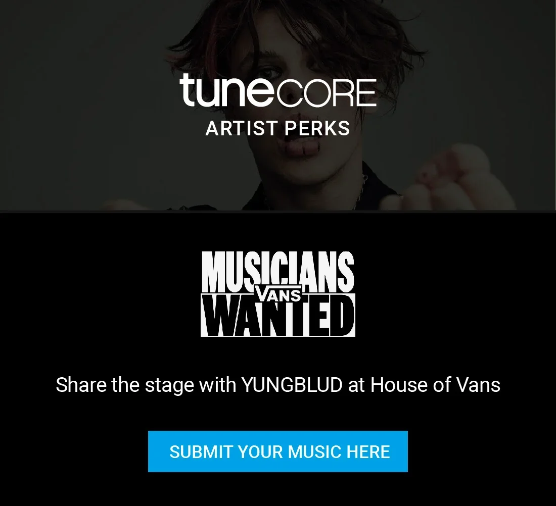 Artist Perks – Enter VANS Musicians Wanted