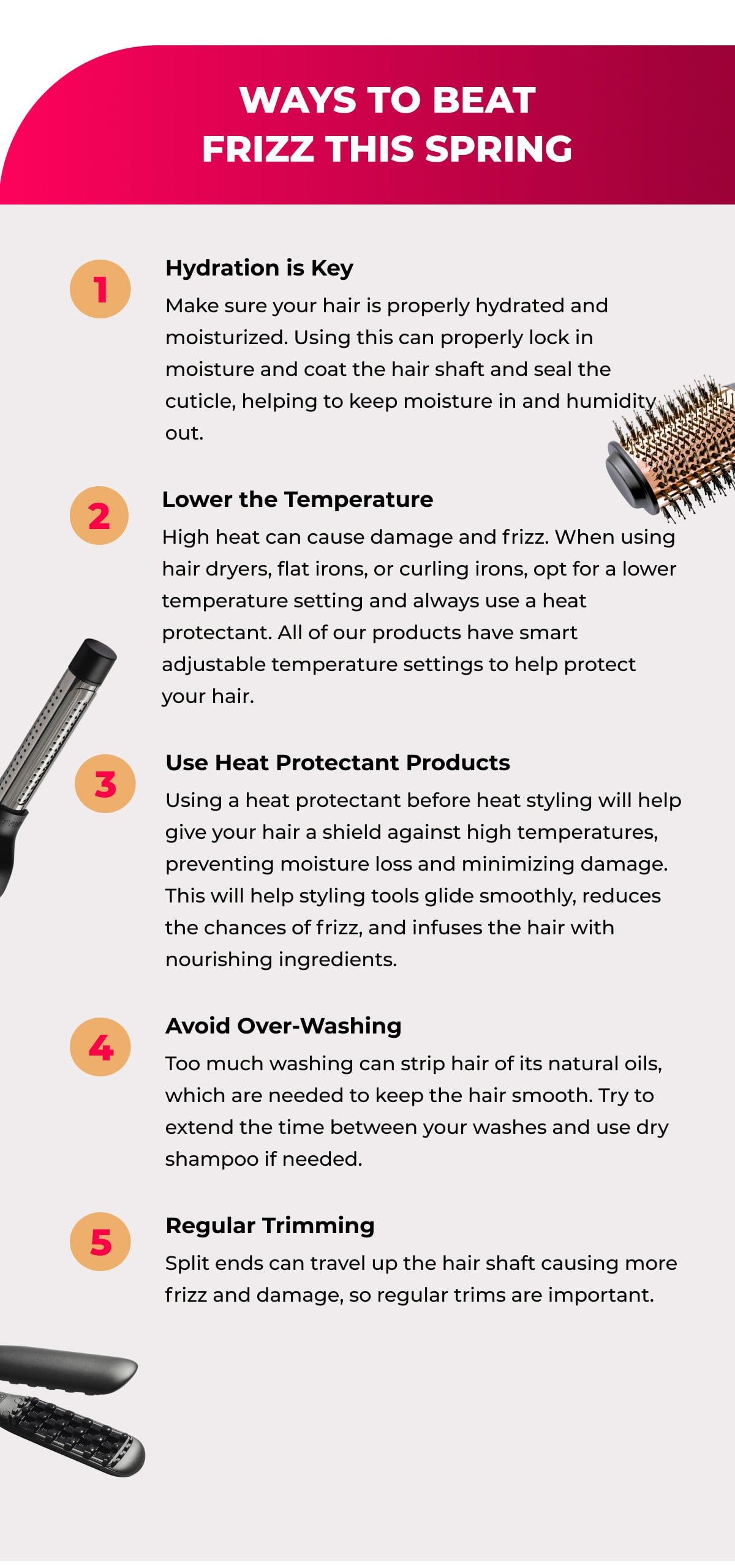 Ways to beat the frizz