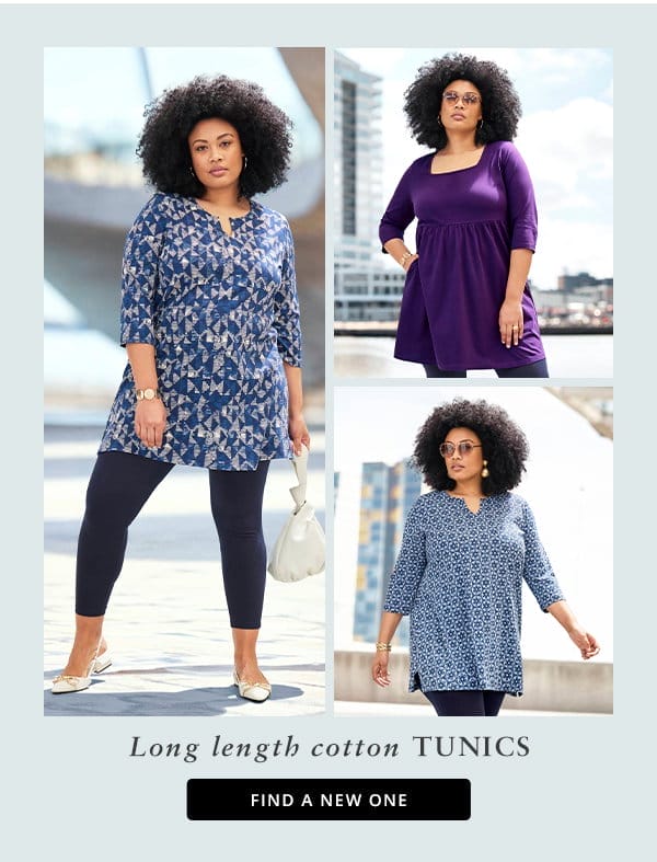 Long length cotton tunics.