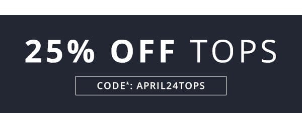 25% off tops